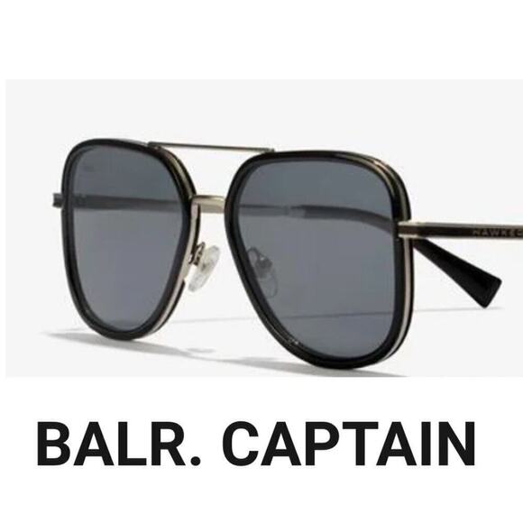 HAWKERS x BALR. Captain Limited Edition Stainless/Black Aviator Sunglass… main image 12